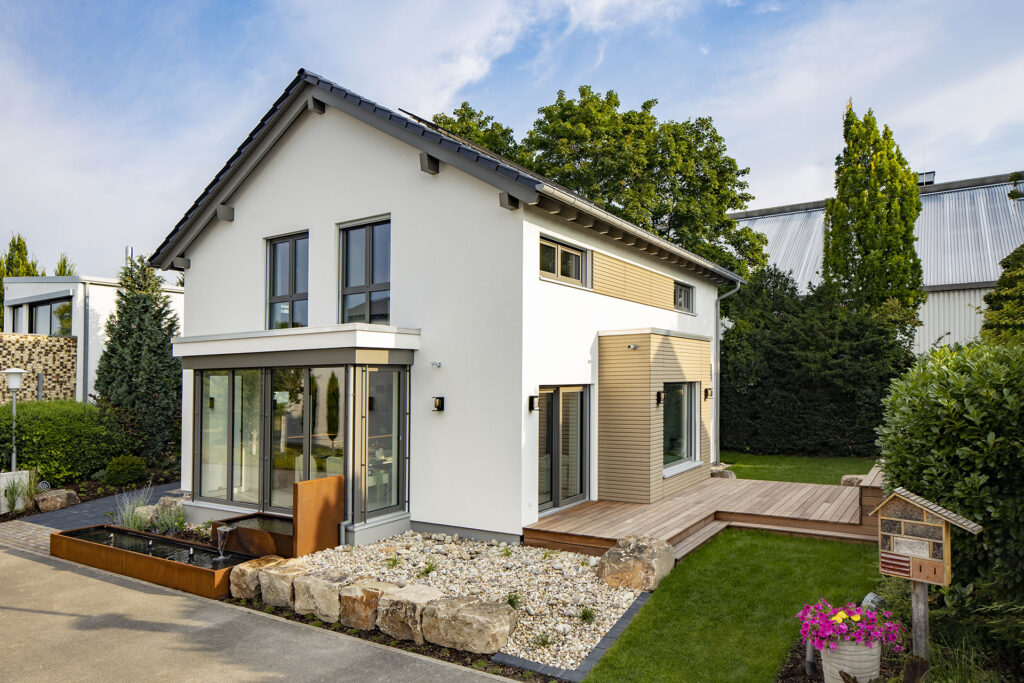Haus bauen in Gießen mit einem modernen Fertighaus.